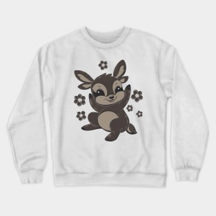 Cute Bambi Deer Crewneck Sweatshirt